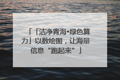 「洁净青海•绿色算力」以数绘图，让海量信息“跑起来”