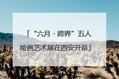 “六月 - 跨界”五人绘画艺术展在西安开幕