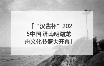 “汉酱杯”2025中国·济南明湖龙舟文化节盛大开幕
