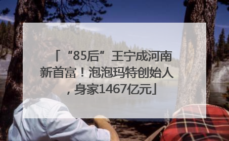 “85后”王宁成河南新首富！泡泡玛特创始人，身家1467亿元