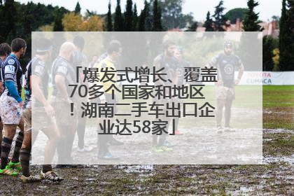 爆发式增长、覆盖70多个国家和地区！湖南二手车出口企业达58家
