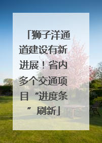 狮子洋通道建设有新进展！省内多个交通项目“进度条”刷新