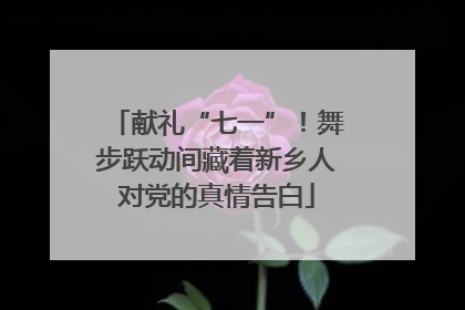 献礼“七一”！舞步跃动间藏着新乡人对党的真情告白