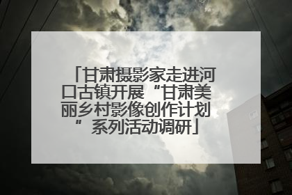 甘肃摄影家走进河口古镇开展“甘肃美丽乡村影像创作计划”系列活动调研