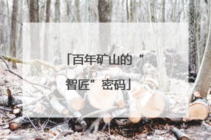 百年矿山的“智匠”密码