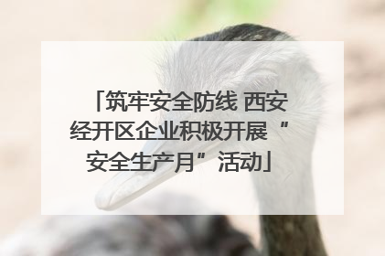 筑牢安全防线 西安经开区企业积极开展“安全生产月”活动