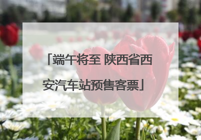 端午将至 陕西省西安汽车站预售客票