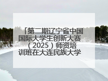 第二期辽宁省中国国际大学生创新大赛（2025）师资培训班在大连民族大学成功举办