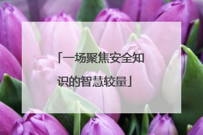 一场聚焦安全知识的智慧较量