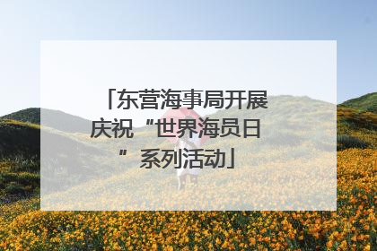 东营海事局开展庆祝“世界海员日”系列活动