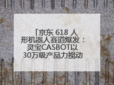 京东 618 人形机器人赛道爆发：灵宝CASBOT以30万级产品力搅动行业新变局