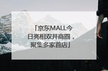 京东MALL今日亮相双井商圈，聚集多家首店