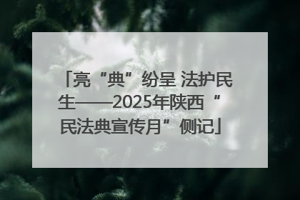 亮“典”纷呈 法护民生——2025年陕西“民法典宣传月”侧记