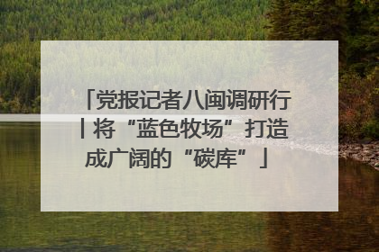 党报记者八闽调研行丨将“蓝色牧场”打造成广阔的“碳库”