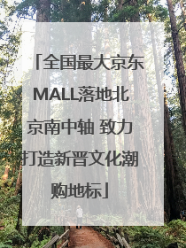 全国最大京东MALL落地北京南中轴 致力打造新晋文化潮购地标
