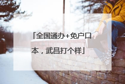 全国通办+免户口本，武昌打个样