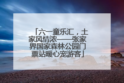 六一童乐汇，土家风情浓——张家界国家森林公园门票站暖心宠游客