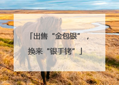 出售“金包银”，换来“银手铐”