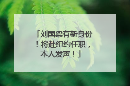 刘国梁有新身份！将赴纽约任职，本人发声！