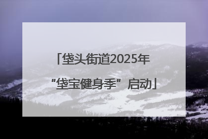垡头街道2025年“垡宝健身季”启动