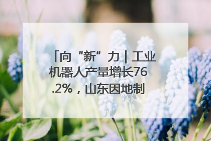 向“新”力｜工业机器人产量增长76.2%，山东因地制宜发展新质生产力