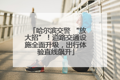 哈尔滨交警 “放大招”！道路交通设施全面升级，出行体验直线飙升