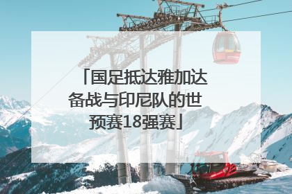 国足抵达雅加达备战与印尼队的世预赛18强赛