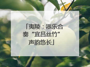 夷陵：器乐合奏“宜昌丝竹”声韵悠长