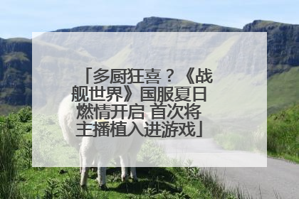 多厨狂喜？《战舰世界》国服夏日燃情开启 首次将主播植入进游戏