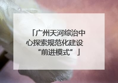 广州天河综治中心探索规范化建设“前进模式”