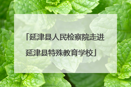 延津县人民检察院走进延津县特殊教育学校