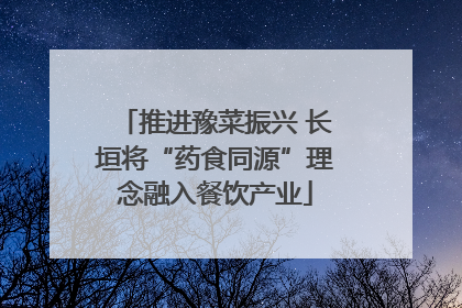 推进豫菜振兴 长垣将“药食同源”理念融入餐饮产业