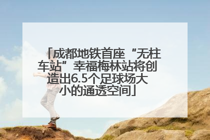 成都地铁首座“无柱车站”幸福梅林站将创造出6.5个足球场大小的通透空间