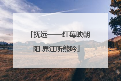 抚远——红莓映朝阳 界江听熊吟