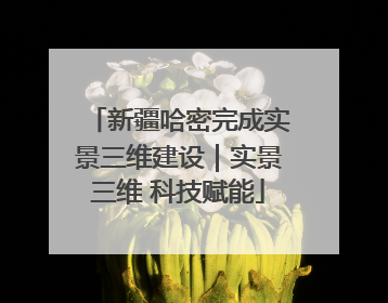 新疆哈密完成实景三维建设｜实景三维 科技赋能