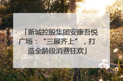 新城控股集团安康吾悦广场：“三展齐上”，打造全龄段消费狂欢