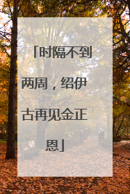 时隔不到两周，绍伊古再见金正恩