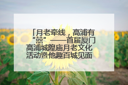 月老牵线，高浦有“囍”——首届厦门高浦城隍庙月老文化活动暨他趣百城见面会隆重举办