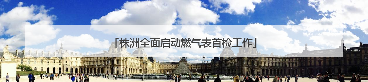 株洲全面启动燃气表首检工作