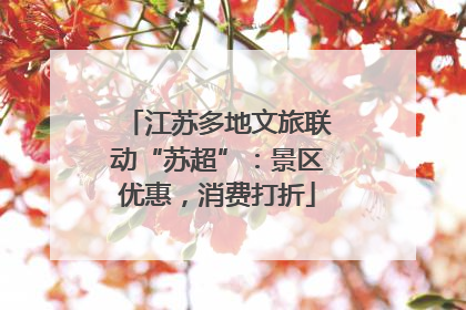 江苏多地文旅联动“苏超”：景区优惠，消费打折