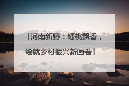 河南新野：蟠桃飘香，绘就乡村振兴新画卷