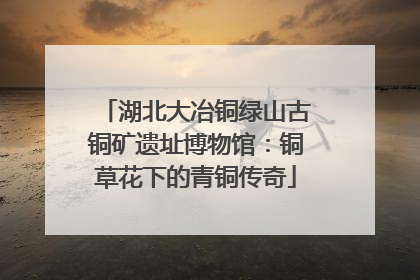 湖北大冶铜绿山古铜矿遗址博物馆：铜草花下的青铜传奇