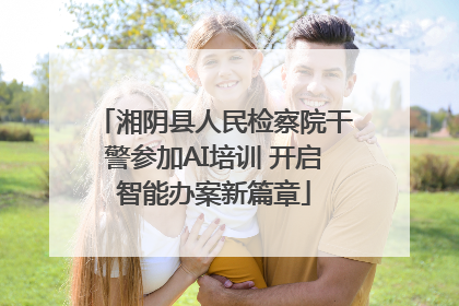湘阴县人民检察院干警参加AI培训 开启智能办案新篇章