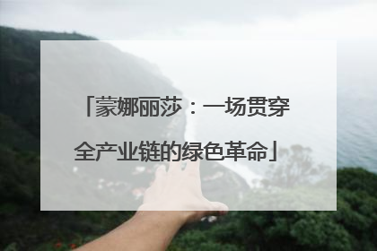 蒙娜丽莎：一场贯穿全产业链的绿色革命