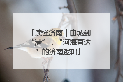 读懂济南｜由城到“港”，“河海直达”的济南逻辑
