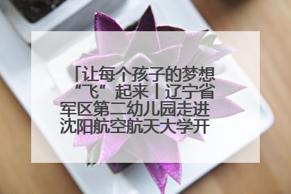 让每个孩子的梦想“飞”起来丨辽宁省军区第二幼儿园走进沈阳航空航天大学开展爱国主义教育