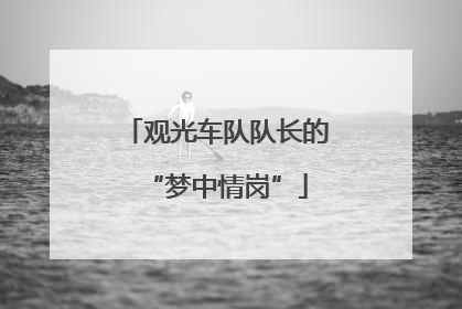 观光车队队长的“梦中情岗”