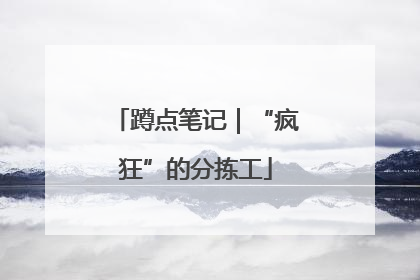 蹲点笔记｜“疯狂”的分拣工