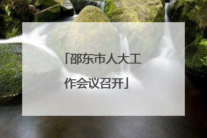 邵东市人大工作会议召开