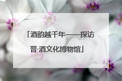 酒韵越千年——探访晋·酒文化博物馆